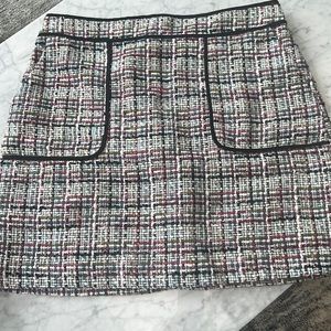 The Loft tweed Mini skirt